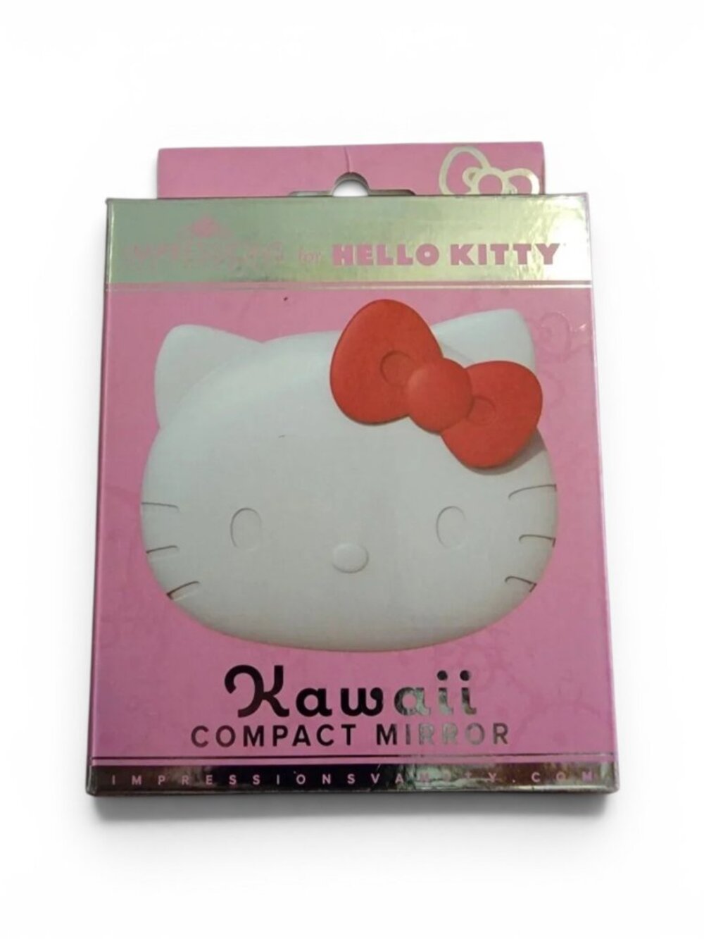 Hello Kitty Kawaii Compact Mirror Impressions Vanity Sanrio Makeup Mirror NIB